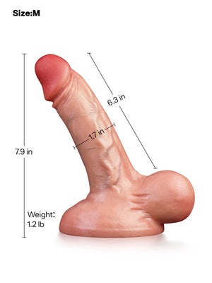 Elon M size realistic dildo dimensions and measurements