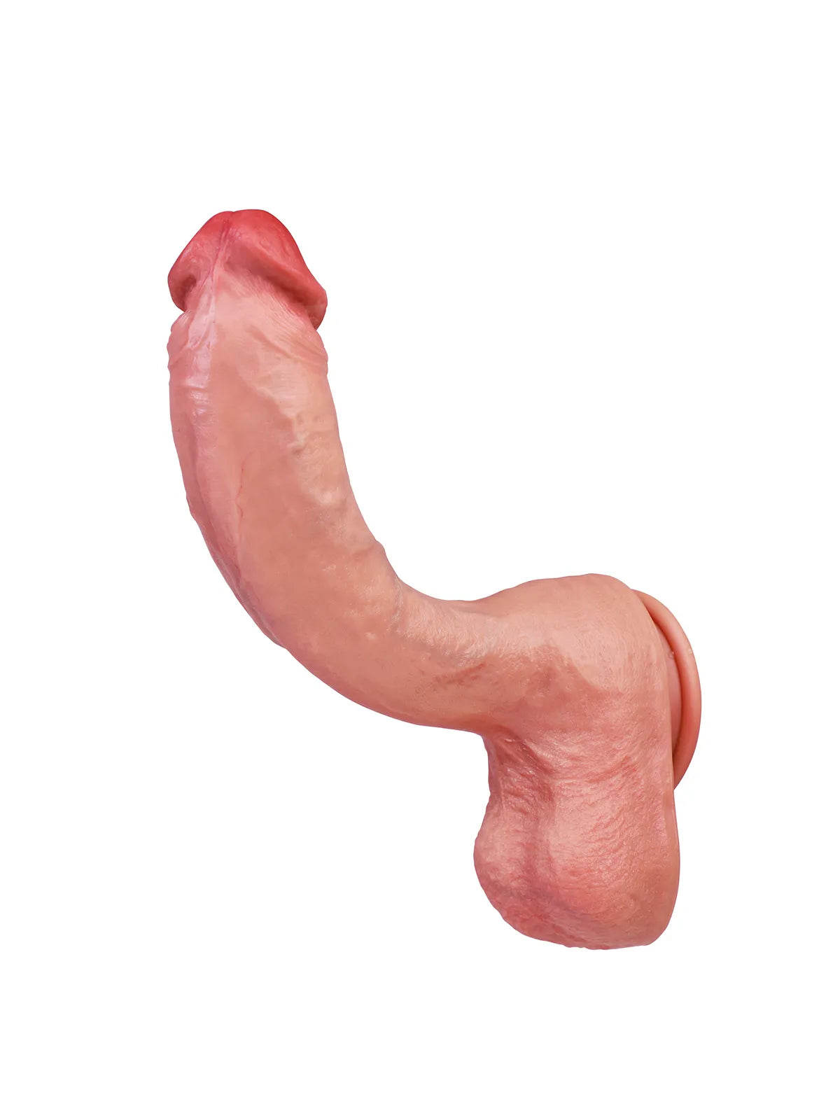 Jason realistic dildo curved side view