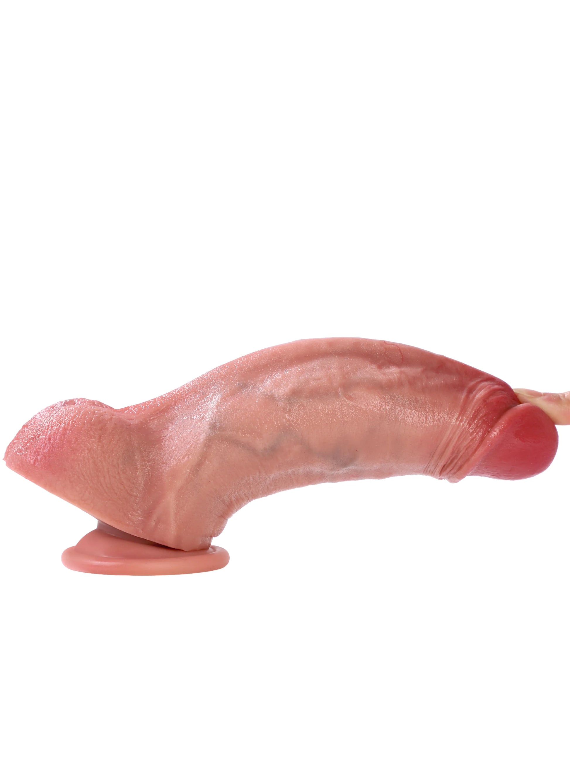 Neil realistic dildo shown horizontally from the side
