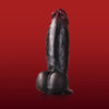 Black realistic platinum silicone dildo collection — TouchReal