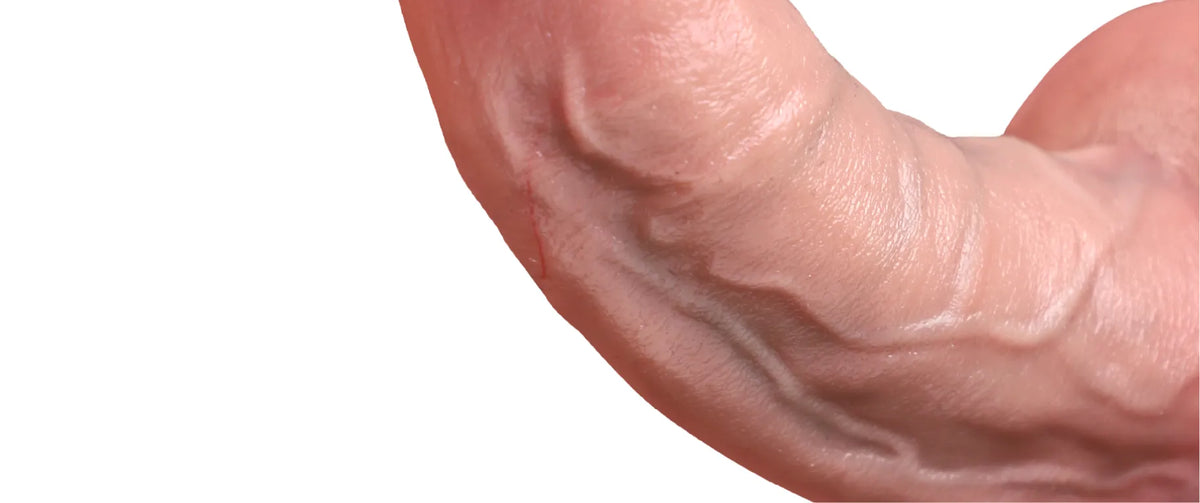 Close-up of the Allen dildo texture