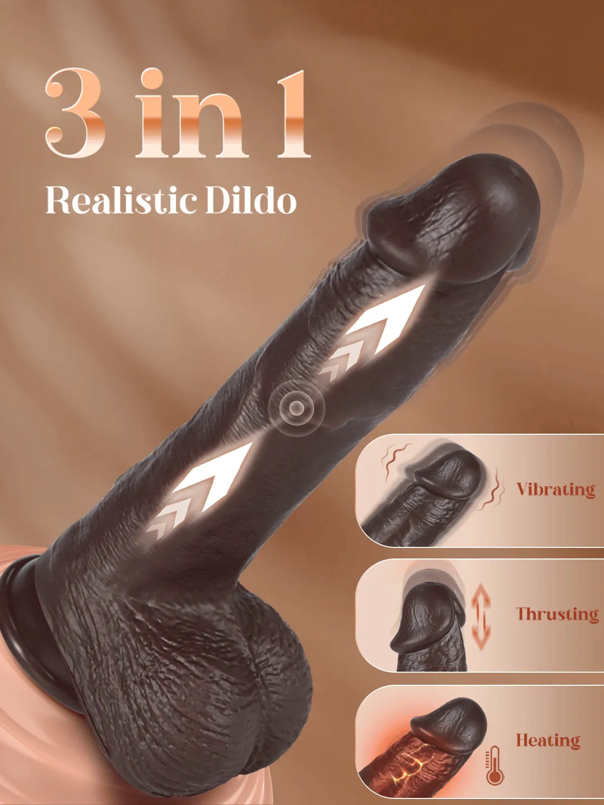 Patton II-Brown vibrating, thrusting, and heating functions