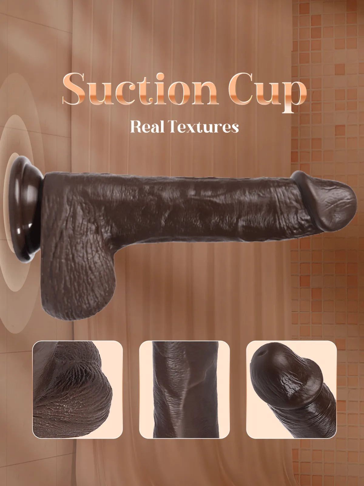 Patton II-Brown realistic texture and suction cup base
