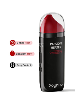 Hitzon lubricant warmer with two-minute heating, travel lock, and easy operation