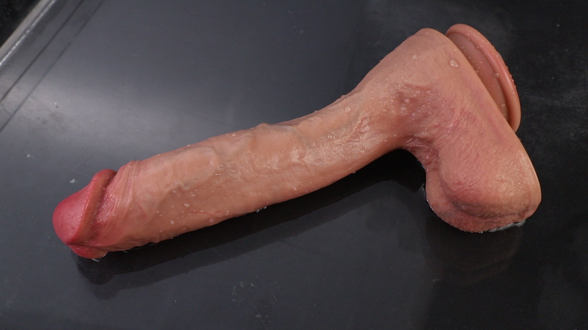 Jason realistic platinum silicone dildo product demonstration video